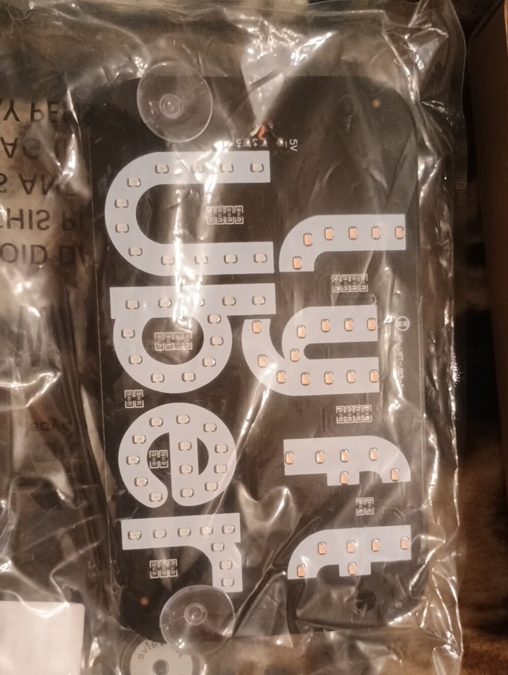 LED Uber Lyft Rideshare Window Sign/Light - Picture 3 of 3